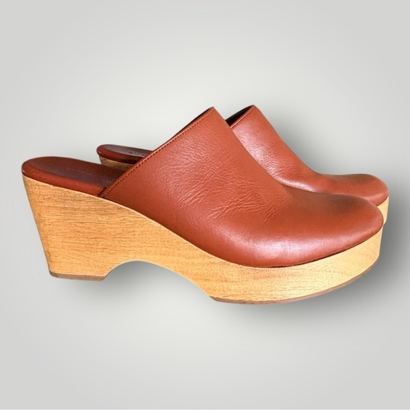 EVERLANE The Clog Napa Leather | British Tan | Size 11 - Picture 4 of 10